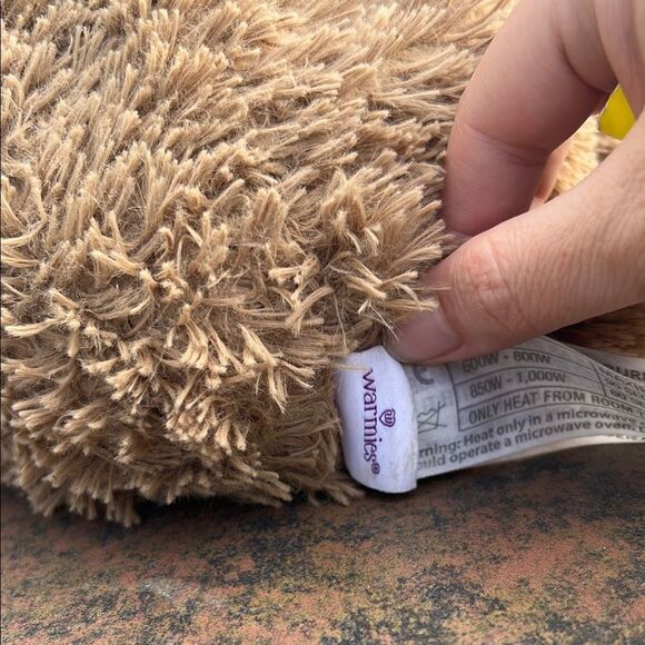 Warmies Adorable Brown Plush Weighted Donkey Toy - Picture 5 of 12